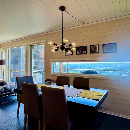 Apartmán Ski-in Out Apartment, Sauna & Panoramic Views Hafjell Øyer